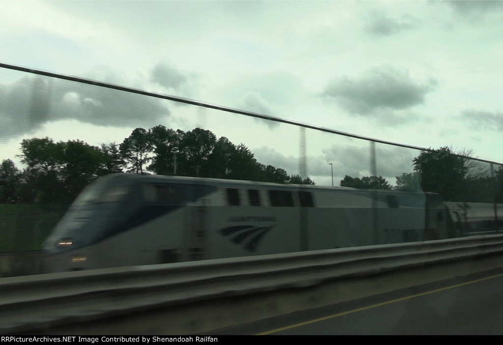 Terrible shot of Amtrak